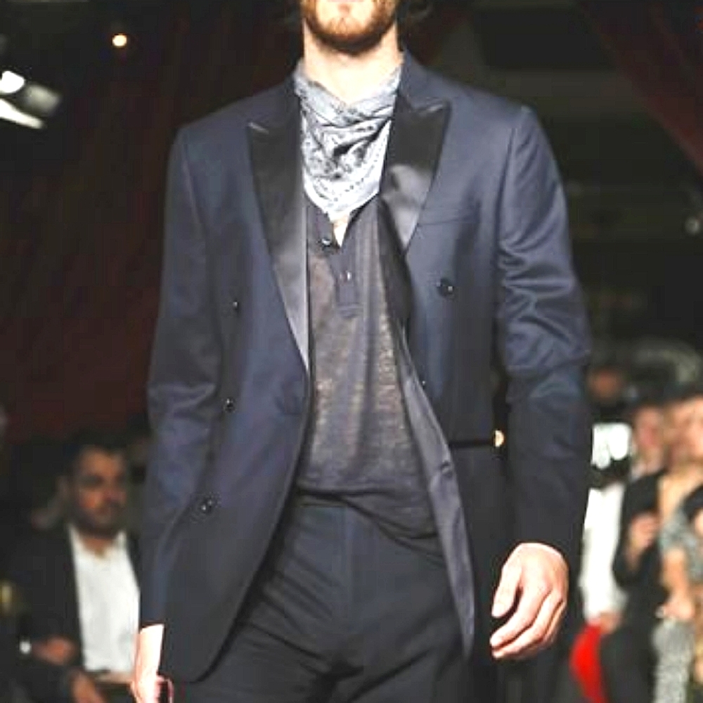 Double Breasted Tuxedo Jacket